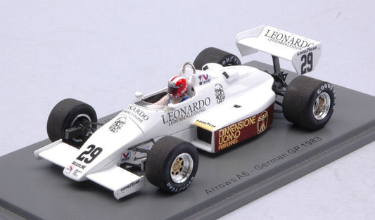 Spark Model - ARROWS A6 MARC SURER 1983 N.29 GERMAN GP 1:43 - Cod. S5792