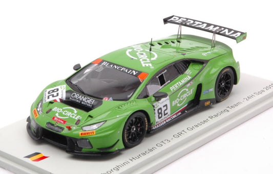 Spark Model - LAMBORGHINI HURACAN GT3 N.82 24 H SPA 2018 INEICHEN-KEEN-PERERA 1:43 - Cod. SB309
