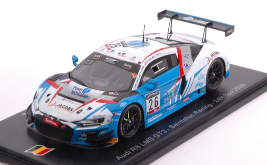 Spark Model - AUDI R8 GT3 N.26 24 H SPA 2020 PAQUE-PAISSE-CRESP-PALETTE 1:43 - Cod. SB409