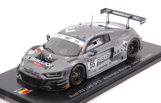 Spark Model - AUDI R8 GT3 N.55 24 H SPA 2020 SCHOLL-GACHET-AKA-HUTCHISON 1:43 - Cod. SB414