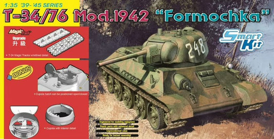 Dragon - T-34/76 MOD.1942 FOMOCHKA KIT 1:35 - Cod. D6401