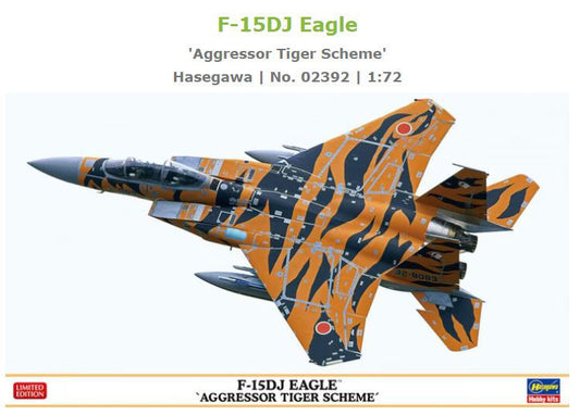 Hasegawa - F-15DJ EAGLE AGGRESSOR TIGER SCHEME KIT 1:72 - Cod. HA02392