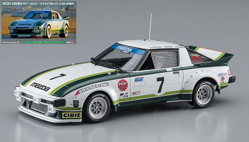 Hasegawa - MAZDA SAVANNA RX-7 (SA22C) 1979 DAYTONA GTU CLASS WINNER KIT 1:24 - Cod. HA21146