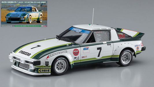 Hasegawa - MAZDA SAVANNA RX-7 (SA22C) 1979 DAYTONA GTU CLASS WINNER KIT 1:24 - Cod. HA21146