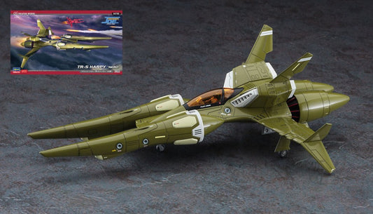 Hasegawa - NAVE SPAZIALE CRUSHER JOE TR-5 HARPY NERO KIT 1:72 - Cod. HA64792