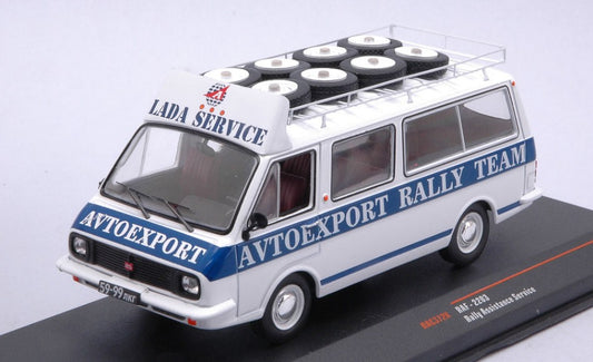 Ixo Model - RAF 2203 LATIVA RALLY SERVICEASSISTANCE WITH ROOF RACK AND WHEELS 1:43 - Cod. RAC372X