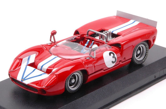 Best Model - LOLA T70 SPIDER N.3 BRIDGEHAMPTON 1968 G.RALPH 1:43 - Cod. BT9429