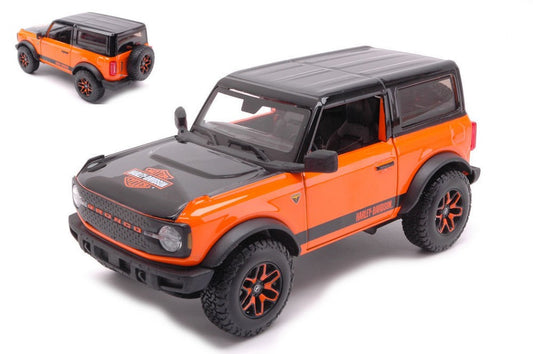Maisto - FORD BRONCO CUSTOM 2021 HARLEY DAVIDSON 1:24 - Cod. MI32272