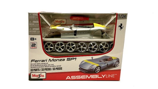 Maisto - FERRARI MONZA SILVER/YELLOW KIT 1:24 - Cod. MI39140
