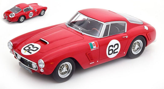 Kk Scale - FERRARI 250 GT SWB N.62 WINNER COPPA INTER-EUROPA MONZA 1960 ABATE 1:18 - Cod. KKDC180864