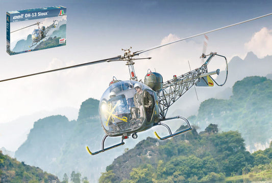 Italeri - OH-13 SCOUT KOREAN WAR KIT 1:43 - Cod. IT2820