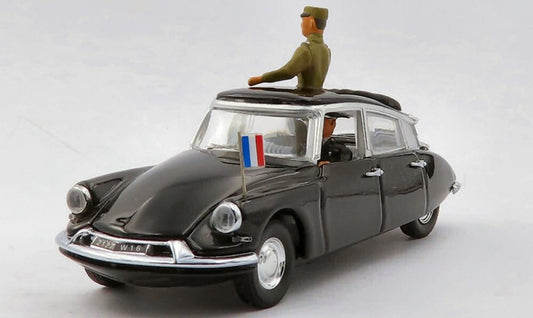 Rio - CITROEN DS 19 1960 GENERAL DE GAULLE + DRIVER 1:43 - Cod. RI4114-2P
