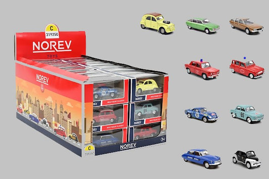Norev - DISPLAY 48 MODELS ASS. MULTIGAM 1:64 - Cod. NV319250