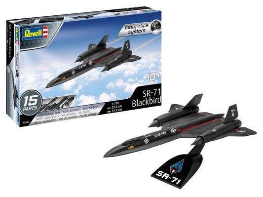 Revell - SR-71 BLACKBIRD (EASY-CLICK SYSTEM) KIT 1:110 - Cod. RV03652