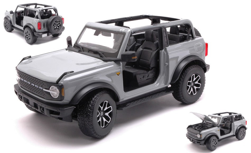 Maisto - FORD BRONCO 2021 MOUSE GREY 1:18 - Cod. MI31457G