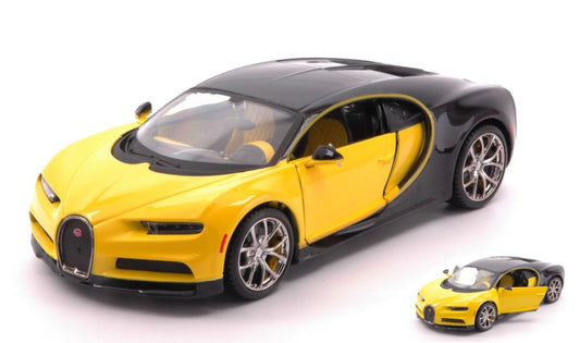 Maisto - BUGATTI CHIRON YELLOW/BLACK 1:24 - Cod. MI32509Y