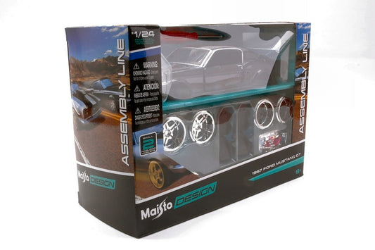 Maisto - FORD MUSTANG GT 1967 BLACK KIT 1:24 - Cod. MI39094Z