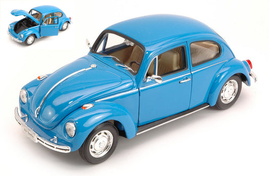 Welly - VW BEETLE 1968 BLUE 1:24 - Cod. WE2106