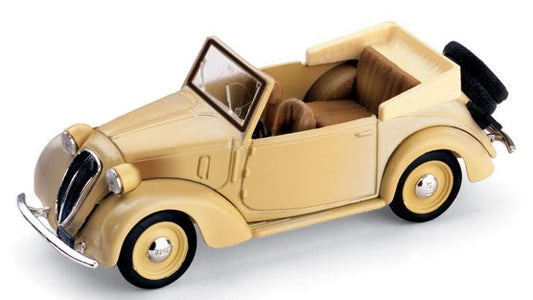 Brumm - FIAT 1100 (508C) CABRIOLET COLONIALE 1937 BEIGE 1:43 - Cod. BM0085