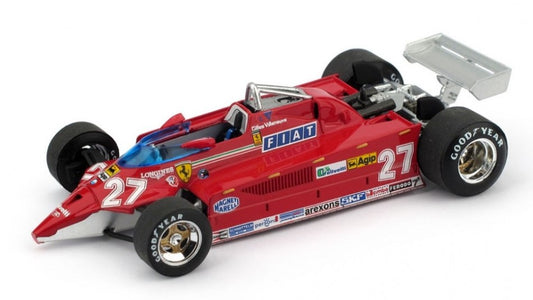 Brumm - FERRARI 126CK TURBO AEROPORTO ISTRANA 1981 1^ G.VILLENEUVE VS/F104 1:43 - Cod. BM0646