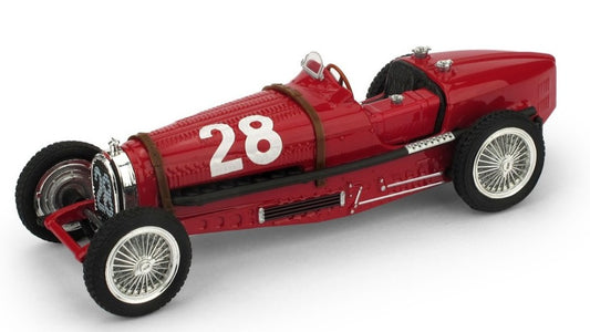 Brumm - BUGATTI TIPO 59 TAZIO NUVOLARI 1934 N.28 3rd MONACO GP 1:43 - Cod. BM0174
