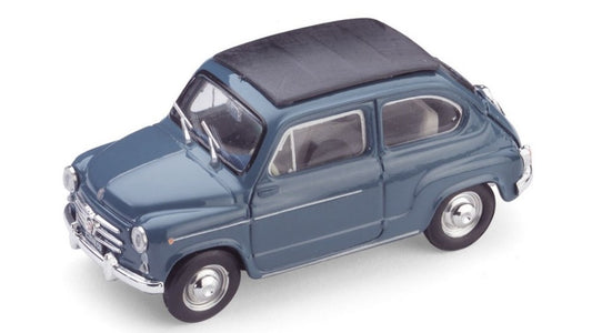 Brumm - FIAT 600D TRASFORMABILE CHIUSA 1960 BLEU 404 1:43 - Cod. BM0318-09