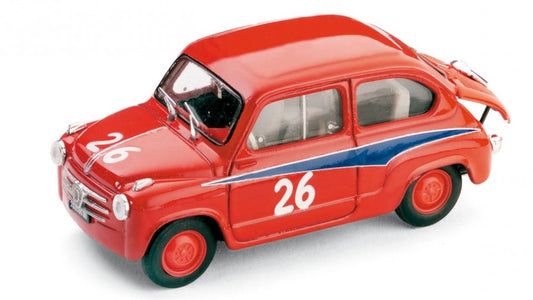 Brumm - FIAT ABARTH 750 N.26 1st GT750 MILLE MIGLIA 1955 DOMENICO OGNA 1:43 - Cod. BM0304