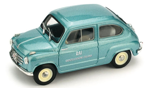 Brumm - FIAT 600 VETTURA DI SERVIZIO RAI 1960 1:43 - Cod. BM0483