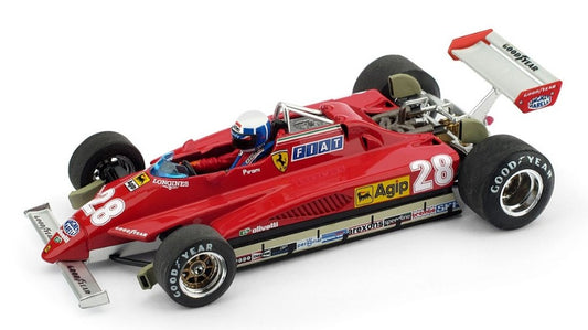 Brumm - FERRARI 126 C2 D.PIRONI 1982 WINNER SAN MARINO GP N.28 W/PILOTE 1:43 - Cod. BM0268CH