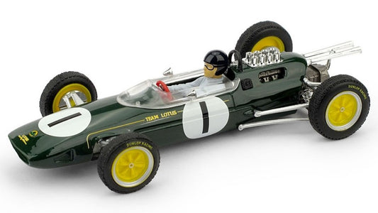 Brumm - LOTUS 25 J.CLARK 1963 N.1 WINNER BELGIO GP WORLD CHAMPION + PILOTA 1:43 - Cod. BM0331CH