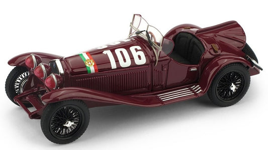 Brumm - ALFA ROMEO 2300 N.106 WINNER MM 1932 B.BORZACCHINI-A.BIGNAMI 1:43 - Cod. BM0078