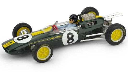 Brumm - LOTUS 25 J.CLARK 1963 N.8 WINNER ITALIA GP WORLD CHAMPION + PILOTA 1:43 - Cod. BM0332CH