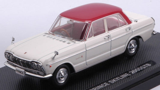 Ebbro - PRINCE SKYLINE 2000GTB IVORY/BORDEAUX 1:43 - Cod. EB44238