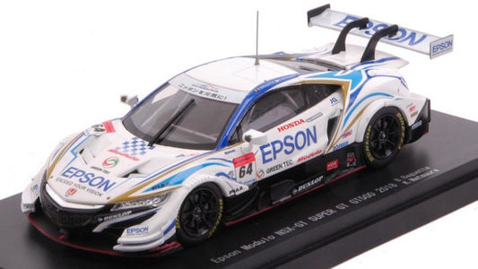 Ebbro - EPSON MODULO NSX-GT N.64 SUPER GT500 2018 B.BAGUETTE-K.MATSUURA 1:43 - Cod. EB45631