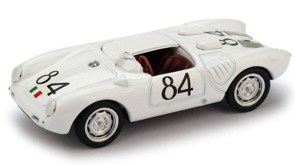 Brumm - PORSCHE 550A RS SPYDER N.84 WINNER TARGA FLORIO 1956 U.MAGLIOLI 1:43 - Cod. BM0515