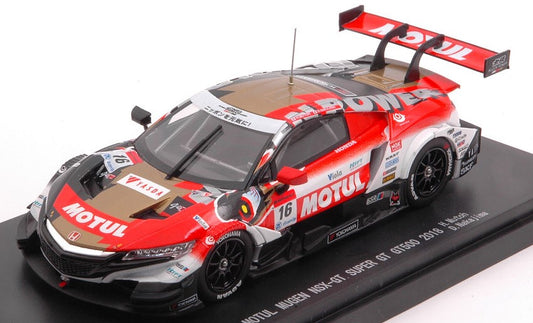 Ebbro - HONDA MOTUL NSX-GT N.16 SUPER GT500 2018 H.MUTOH-D.NAKAJIMA 1:43 - Cod. EB45627