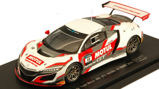 Ebbro - HONDA NSX GT3 N.10 10 H SUZUKA 2018 YAMAMOTO-MUTOH-NAKAJIMA 1:43 - Cod. EB45679