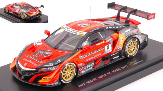 Ebbro - HONDA NSX-GT N.8 SUPER GT500 2017 T.NOJIRI-T.KOBAYASHI 1:43 - Cod. EB45516