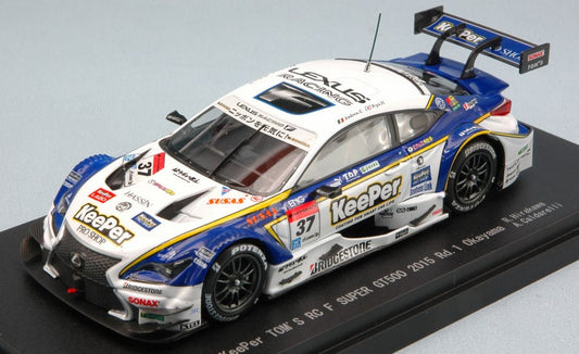 Ebbro - LEXUS RC F N.37 WINNER OKAYAMA SUPER GT500 2015 HIRAKAWA-CALDARELLI 1:43 - Cod. EB45265
