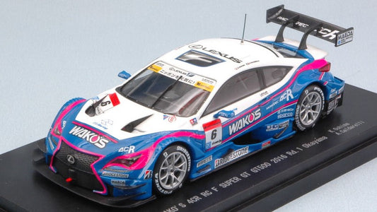 Ebbro - LEXUS RC F N.6 4th OKAYAMA SUPER GT 500 2016 K.OSHIMA-A.CALDARELLI 1:43 - Cod. EB45387