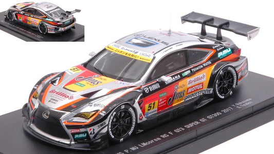 Ebbro - LEXUS RC F N.51 3rd SUPER GT300 2017 Y.NAKAYAMA-S.TSUBOI 1:43 - Cod. EB45536