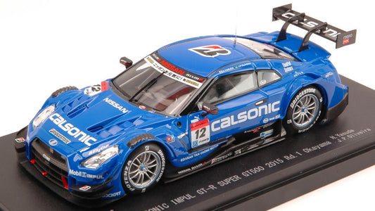 Ebbro - NISSAN GT-R N.12 7th OKAYAMA 2015 SUPER GT500 YASUDA-OLIVEIRA 1:43 - Cod. EB45261