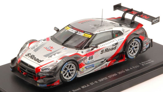Ebbro - NISSAN GT-R N.46 14th FUJI GT500 2015 MOTOYAMA-YANAGIDA 1:43 - Cod. EB45279