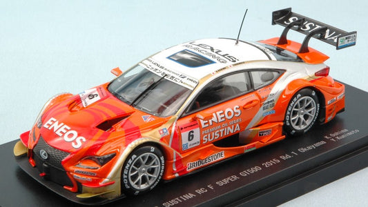 Ebbro - LEXUS RC F N.6 9th 300 KM OKAYAMA 2015 K.OSHIMA-Y.KUNIMOTO 1:43 - Cod. EB45267