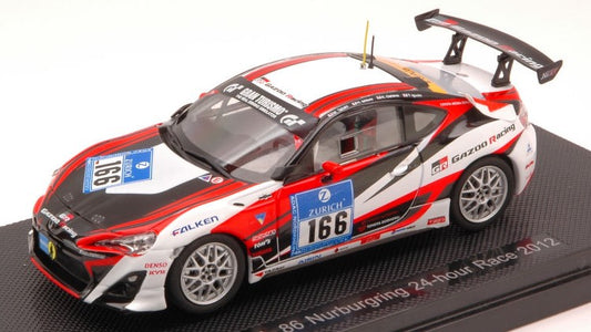 Ebbro - TOYOTA 86 N.166 NURBURGRING 2012 TAKAKI-ISHIURA-OSHIMA-IGUCHI 1:43 - Cod. EB44892