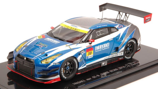Ebbro - NISSAN GT-R N.30 SUPER GT500 2014 Y.IWASAKI-M.KAGEYAMA 1:43 - Cod. EB45079