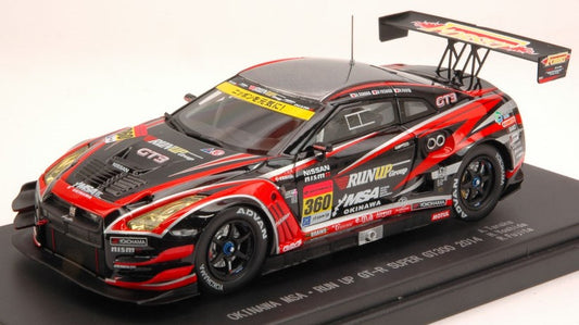 Ebbro - NISSAN GT-R N.360 NC SUPER GT300 2014 TANAKA-YOSHIDA-FUJIDA 1:43 - Cod. EB45086