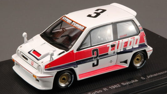 Ebbro - HONDA CITY TURBO R N.3 SUZUKA 1982 S.JOHANSSON 1:43 - Cod. EB44471