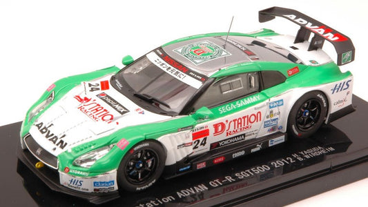Ebbro - NISSAN GT-R ADVAN N.24 SGT500 2012 YASUDA-WIRDHEIM 1:43 - Cod. EB44734