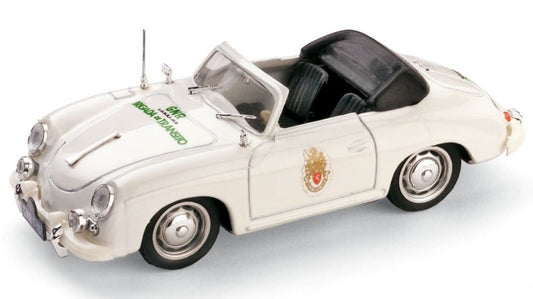 Brumm - PORSCHE 356 CABRIOLET POLIZIA PORTOGHESE 1952 1:43 - Cod. BM0198C